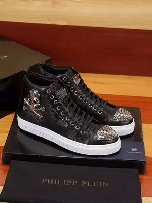 PhiliPP Plein High-Top Fashion Men Shoes--046